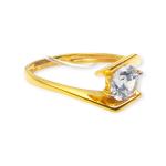 Beautiful Plain Ring with Single Stone for Ladies